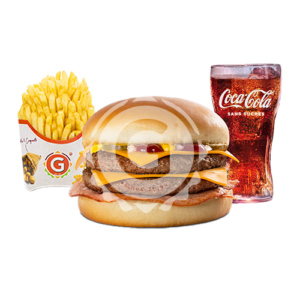 Menu Double Cheese Bacon